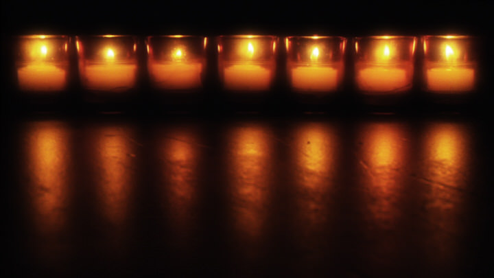 Row of Candles
