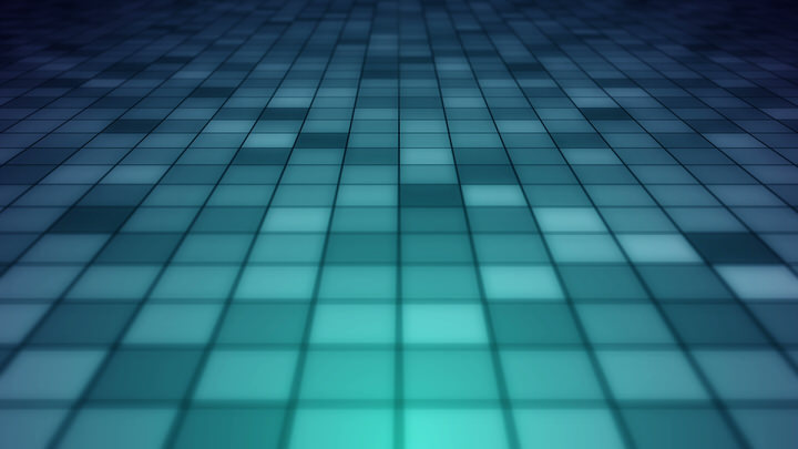 Blue Tile Floor