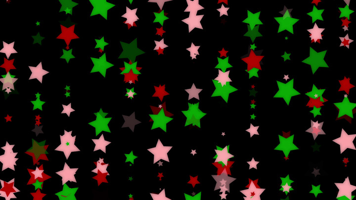 Falling Christmas Stars