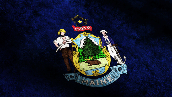 Maine State Flag